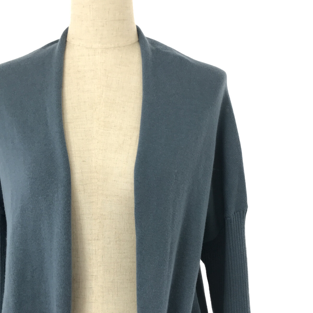 R&amp;D.M.Co / Old Man's Tailor | Cotton Cashmere Long Cardigan | Light Blue | Women's