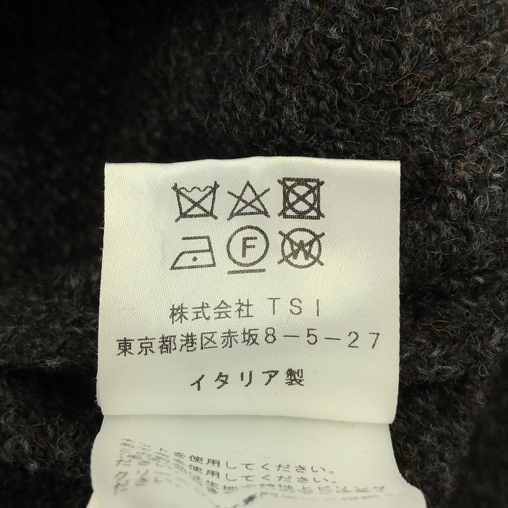 MARINA YEE / マリナイー | 2023AW | FELIX 変形ニット | S | anthracite/brown | メンズ