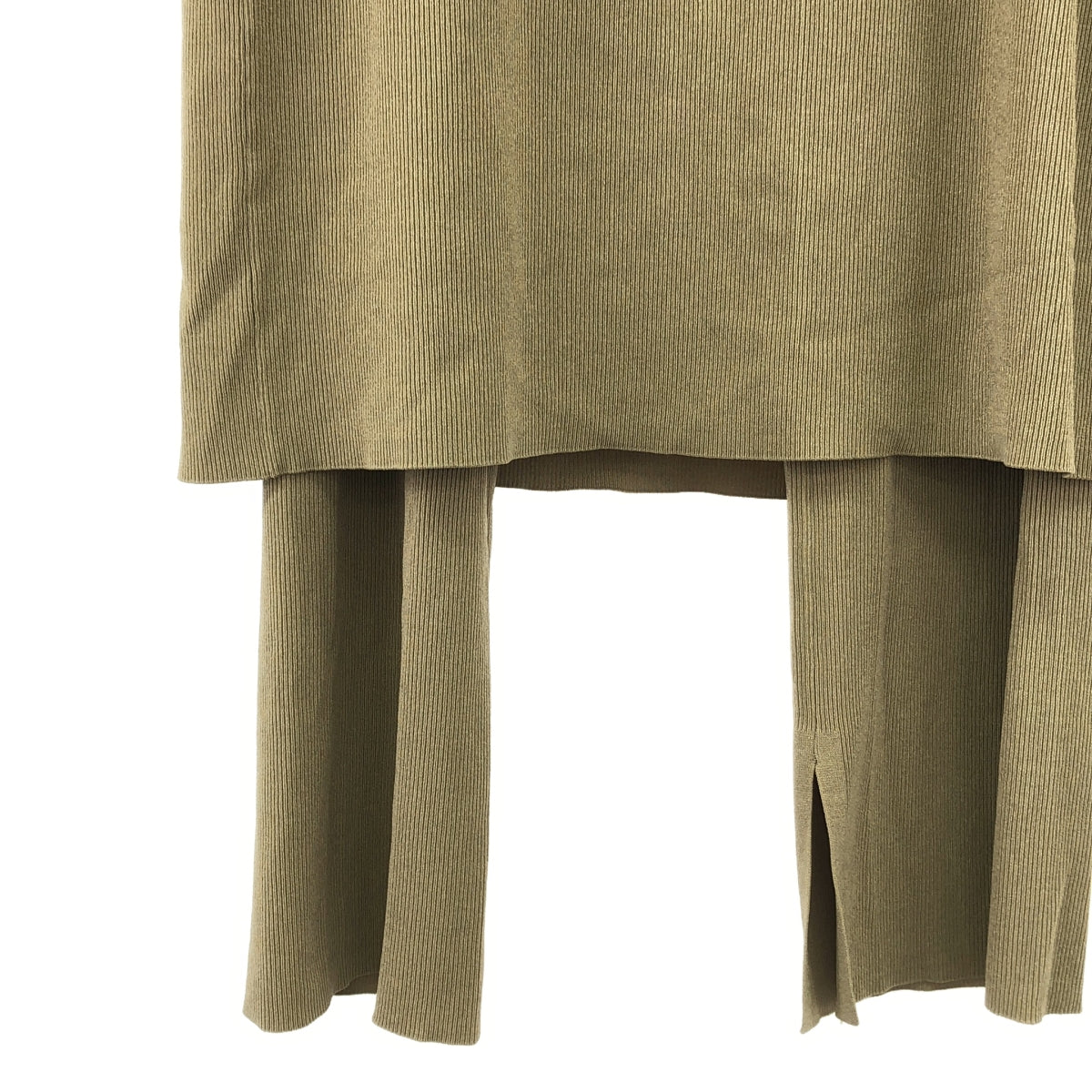 NOBLE | Layered knit skirt pants |