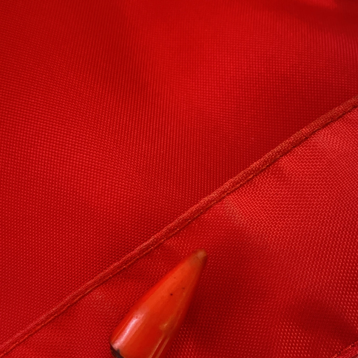 [品相良好] COMME des GARCONS HOMME PLUS | 2005秋冬 |運動夾克/尼龍標誌抽繩全拉鍊夾克| S |紅色|男士