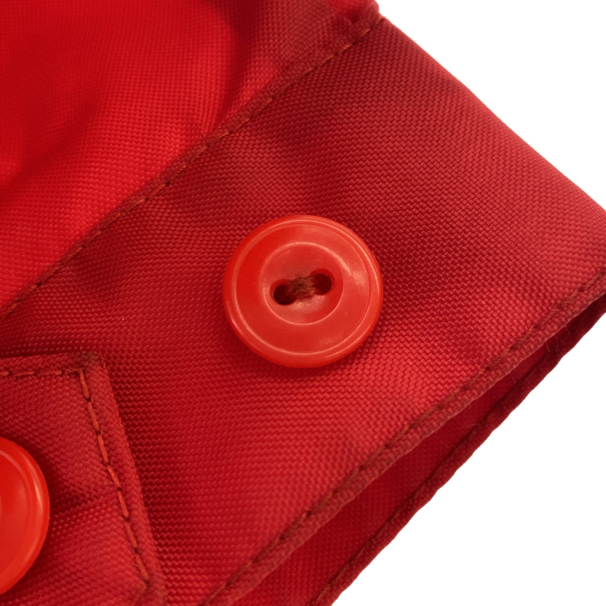 [品相良好] COMME des GARCONS HOMME PLUS | 2005秋冬 |運動夾克/尼龍標誌抽繩全拉鍊夾克| S |紅色|男士