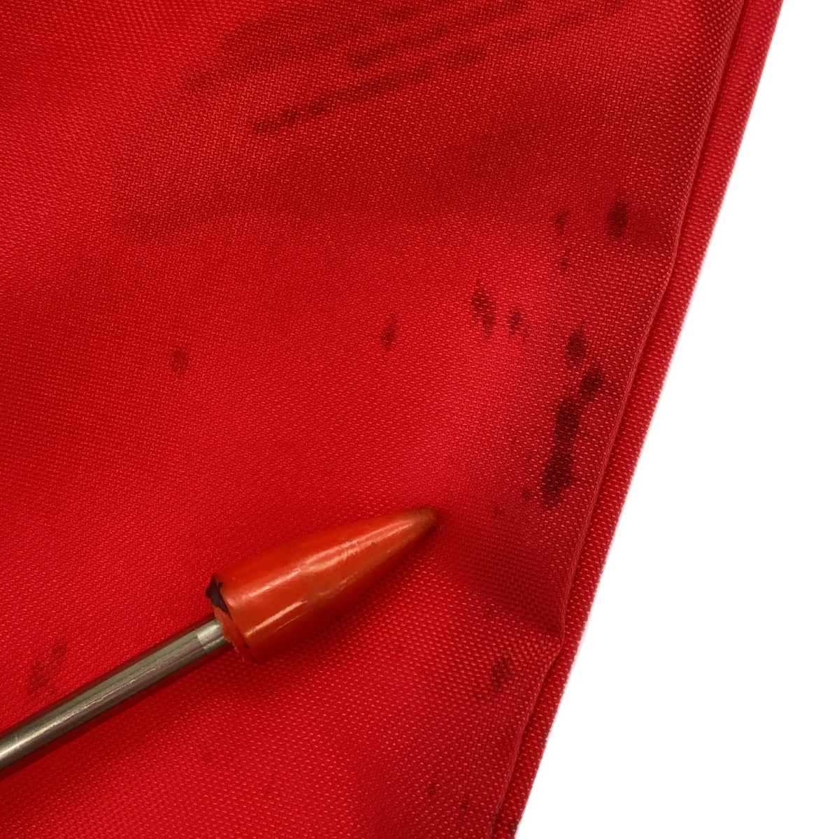 [品相良好] COMME des GARCONS HOMME PLUS | 2005秋冬 |運動夾克/尼龍標誌抽繩全拉鍊夾克| S |紅色|男士