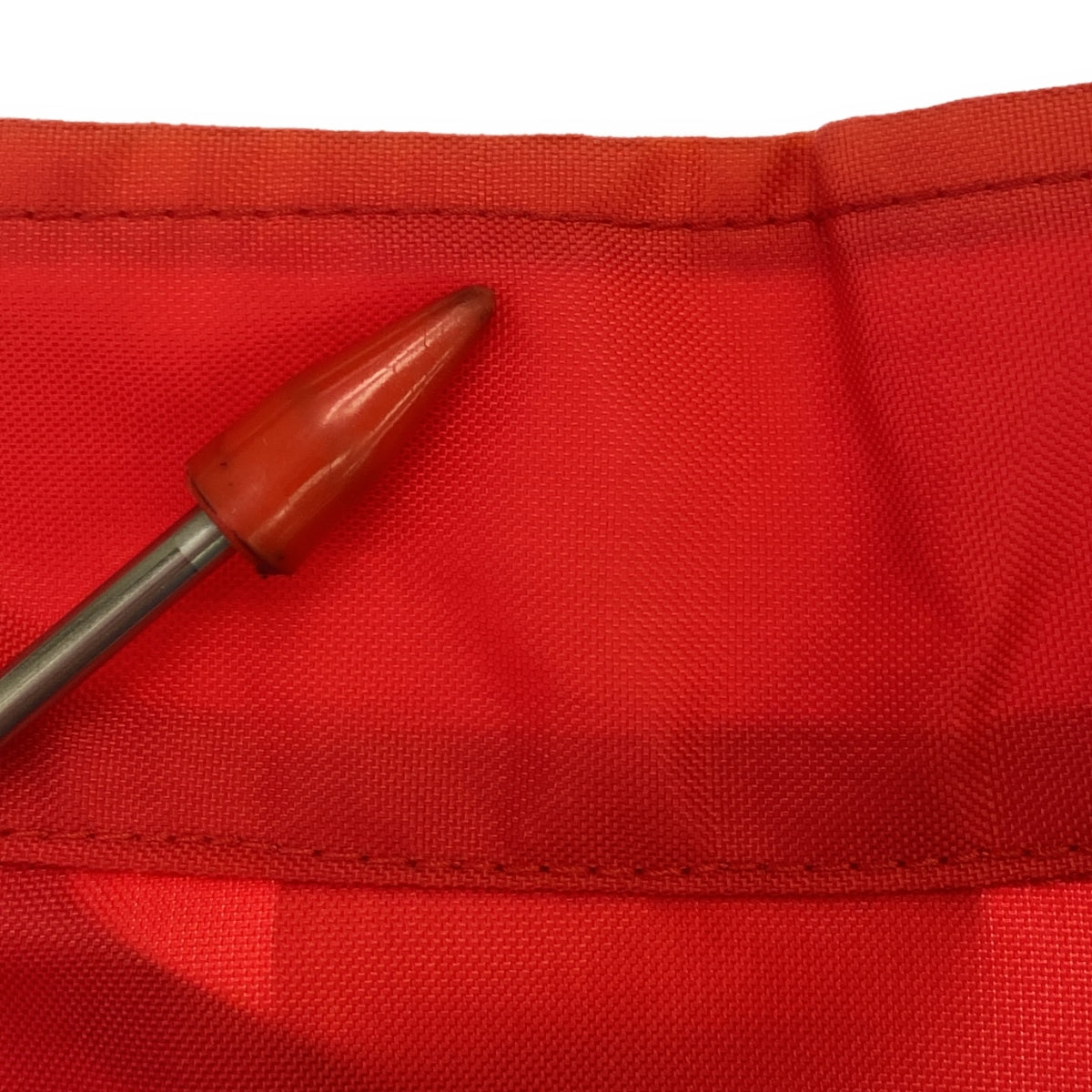 [品相良好] COMME des GARCONS HOMME PLUS | 2005秋冬 |運動夾克/尼龍標誌抽繩全拉鍊夾克| S |紅色|男士