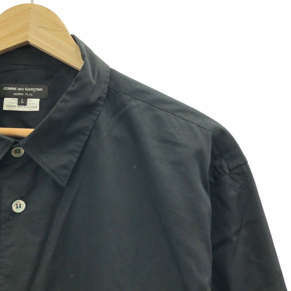 COMME des GARÇONS HOMME PLUS | 2019 秋冬 |棉質泡泡袖襯衫 | SHOPBOP L 號 |男士