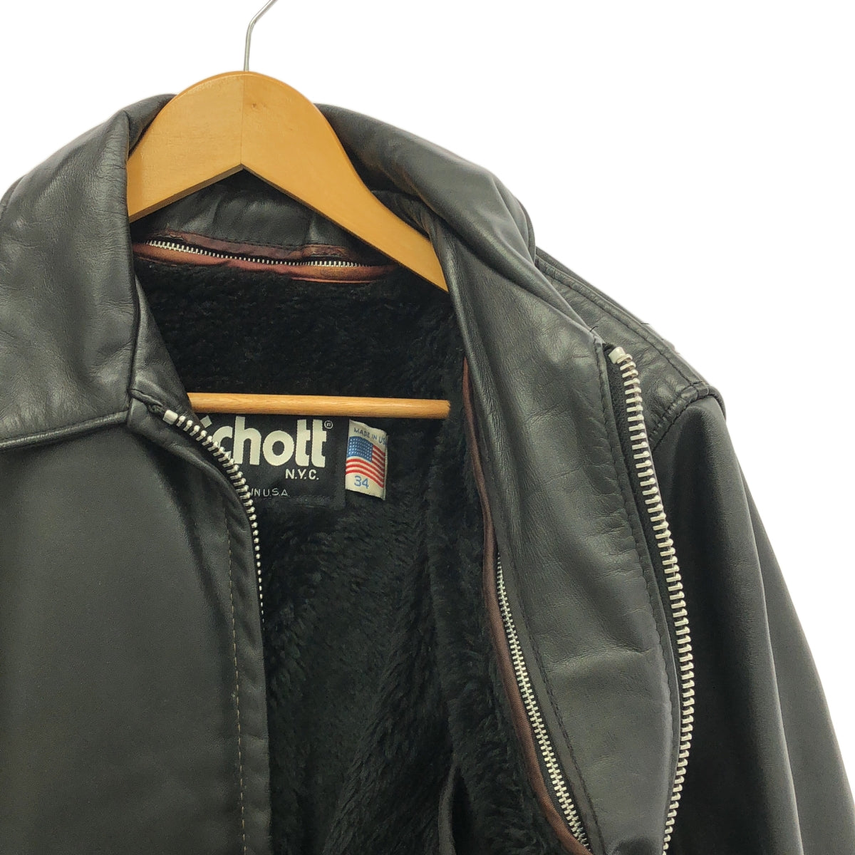 SCHOTT / ショット | ボアライナー付 レザー シングルライダース