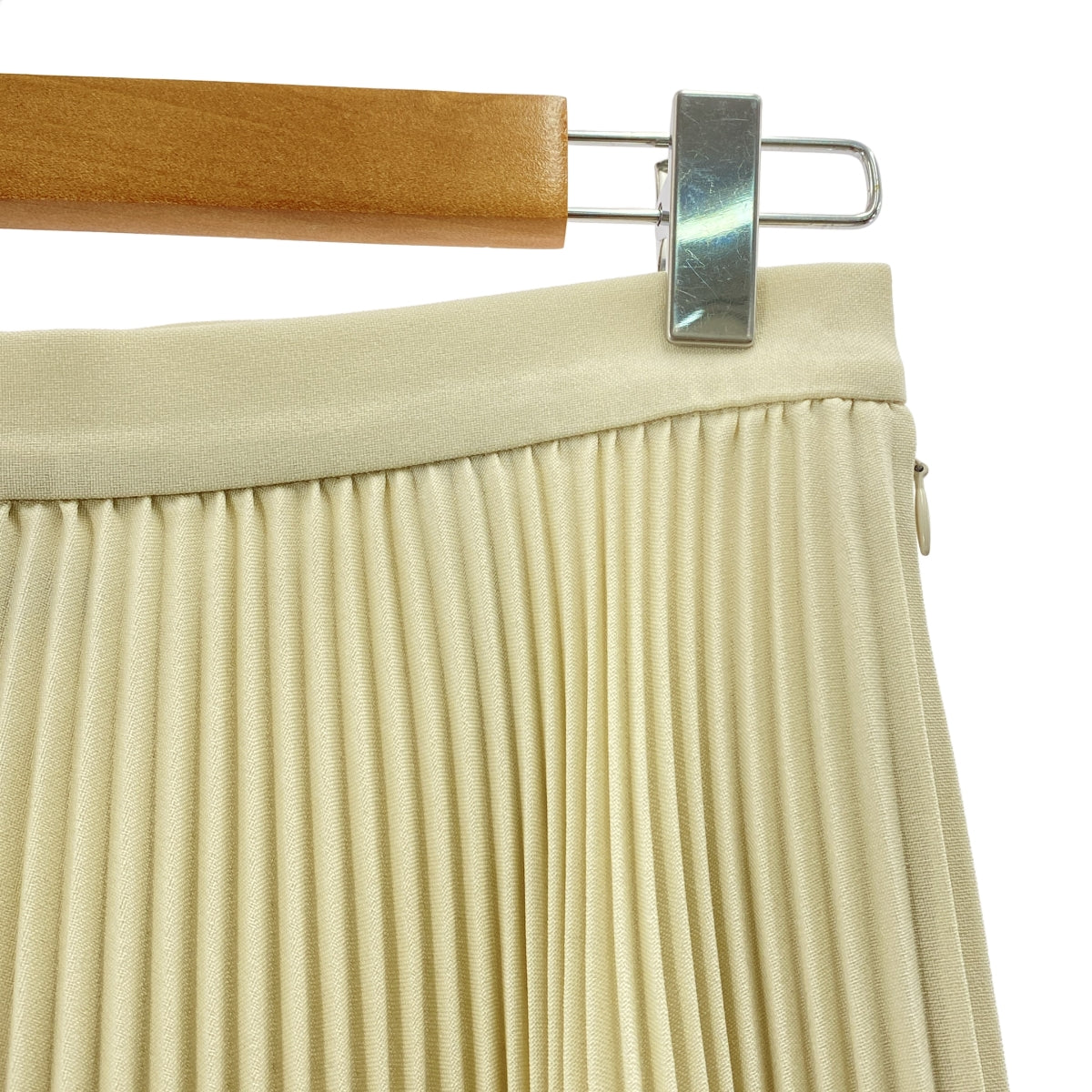 TSURU by Mariko Oikawa | Alina 褶皺長裙 | 尺寸 38 | 米色 | 女款