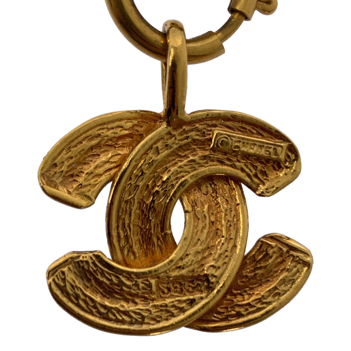 [狀況極佳] 香奈兒 | Coco Mark Matelasse 鏈條項鍊 | 金色 | 女士