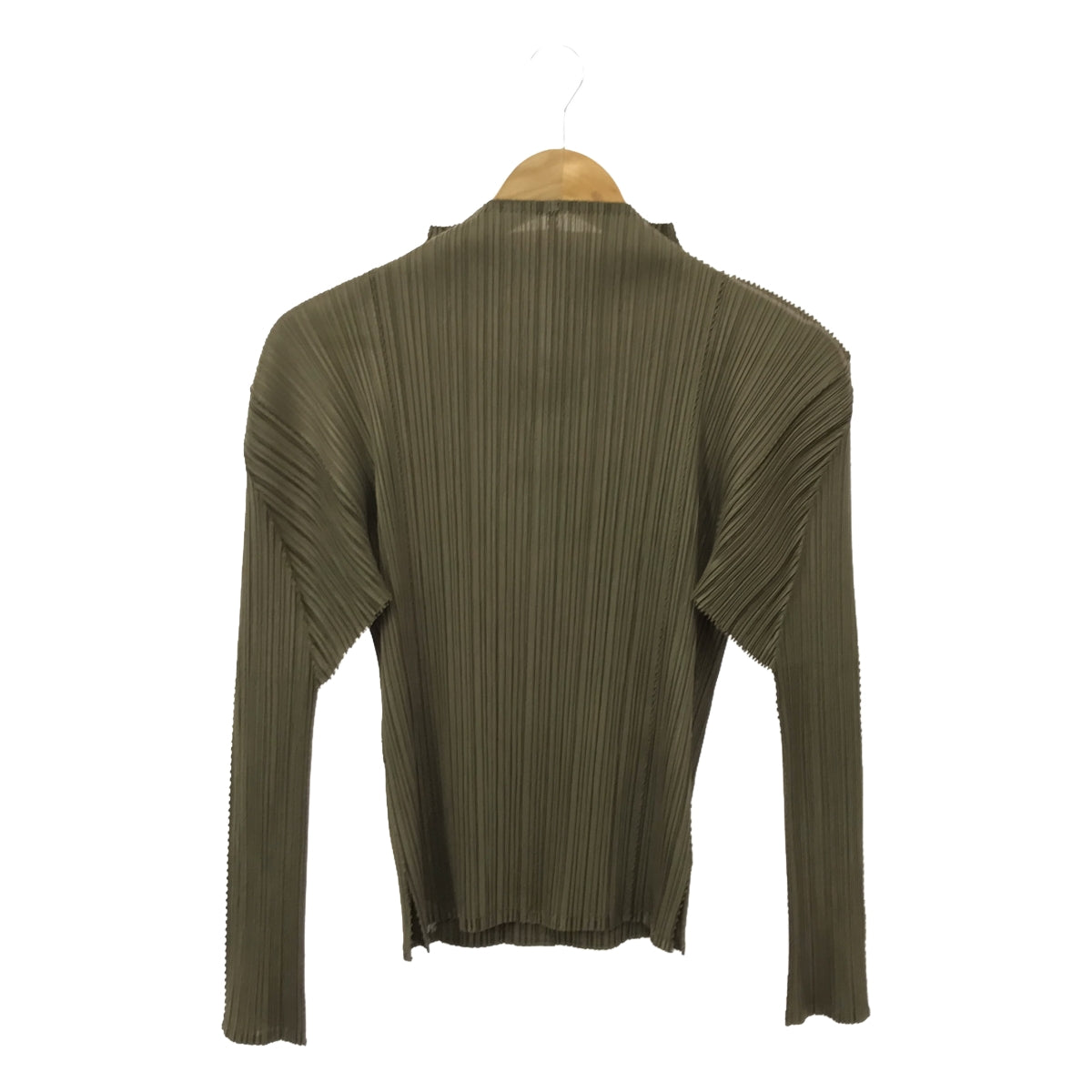 PLEATS PLEASE ISSEY MIYAKE | Pleated Chinese shirt blouse | 3 | Women's