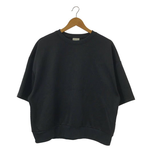 DRIES VAN NOTEN | Crew neck half sleeve sweatshirt | S | Black | Men's