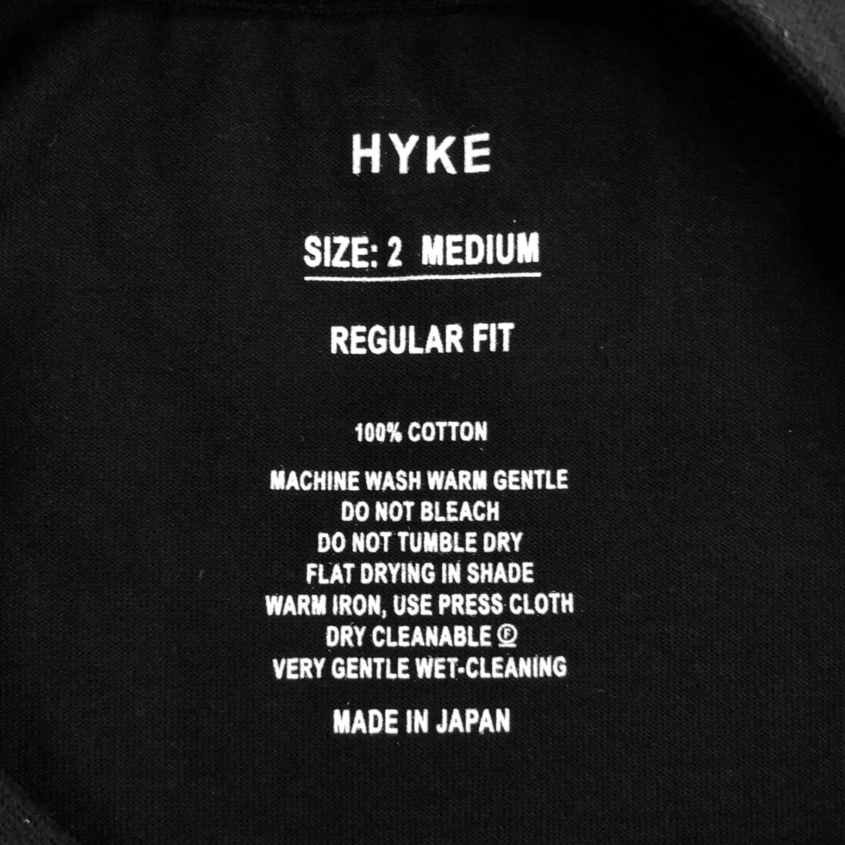 HYKE / 하이크 | 2024SS | 코튼 민소매 컷소우 | M |