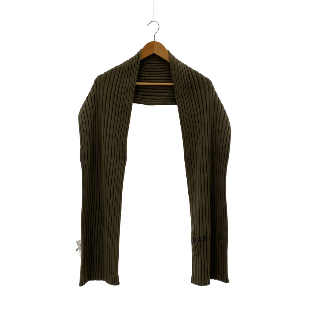 MM6 Maison Margiela | Logo刺繡羅紋針織圍巾 | F | 其他