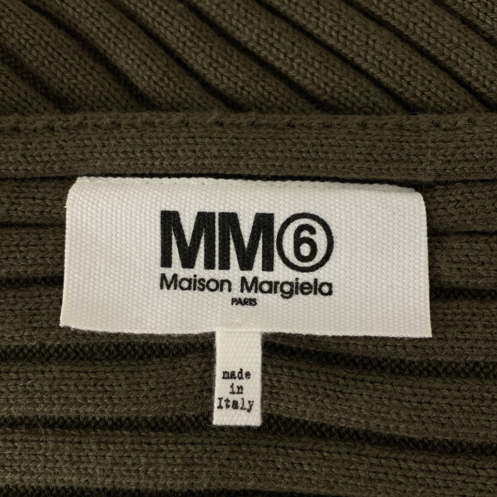 MM6 Maison Margiela | Logo刺繡羅紋針織圍巾 | F | 其他