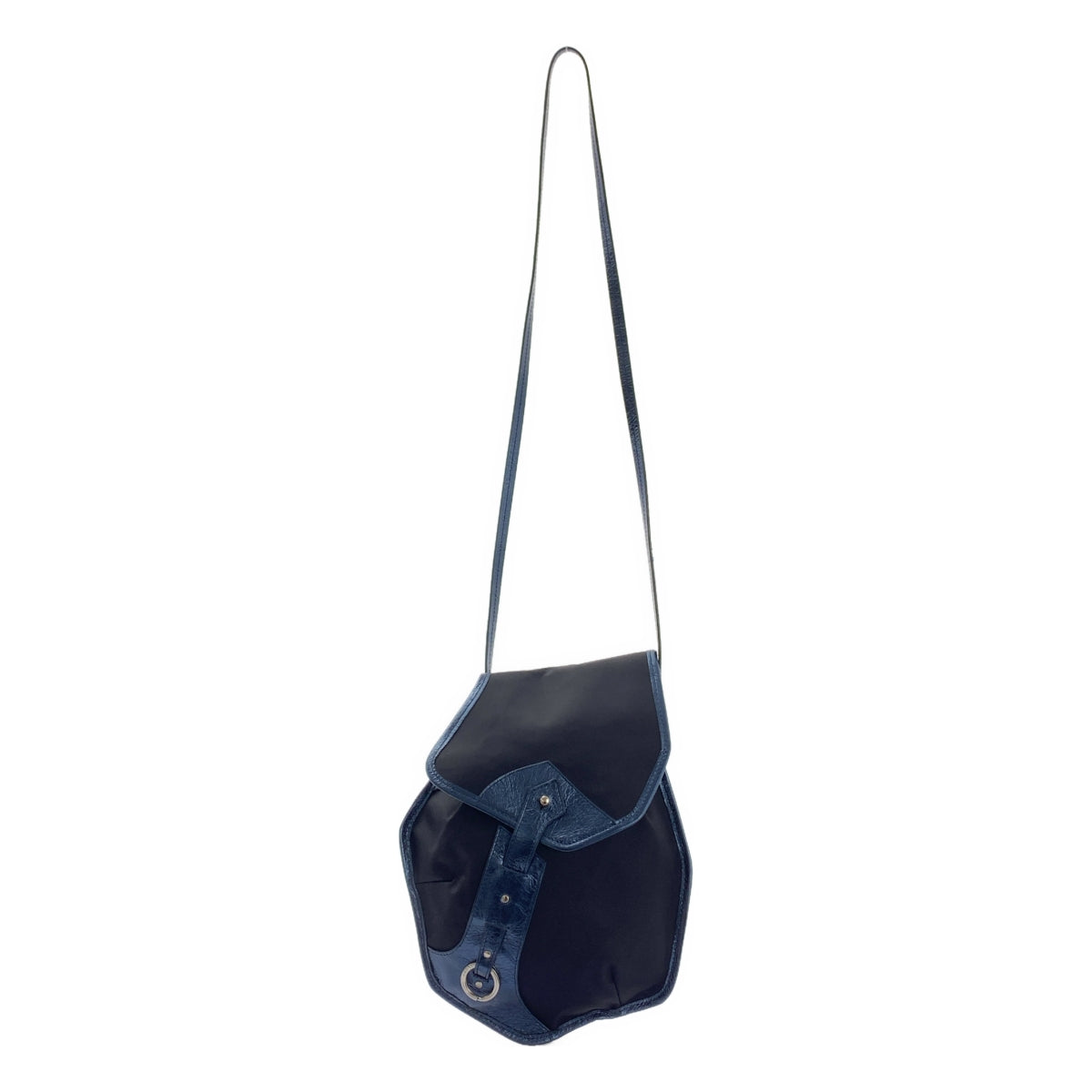 【신품】 Kiko Kostadinov / 키코 코스타 디노프 | 2025SS | SOLVA POUCH 나일론 태프터 가죽 파이핑 비대칭 숄더백 | OS |
