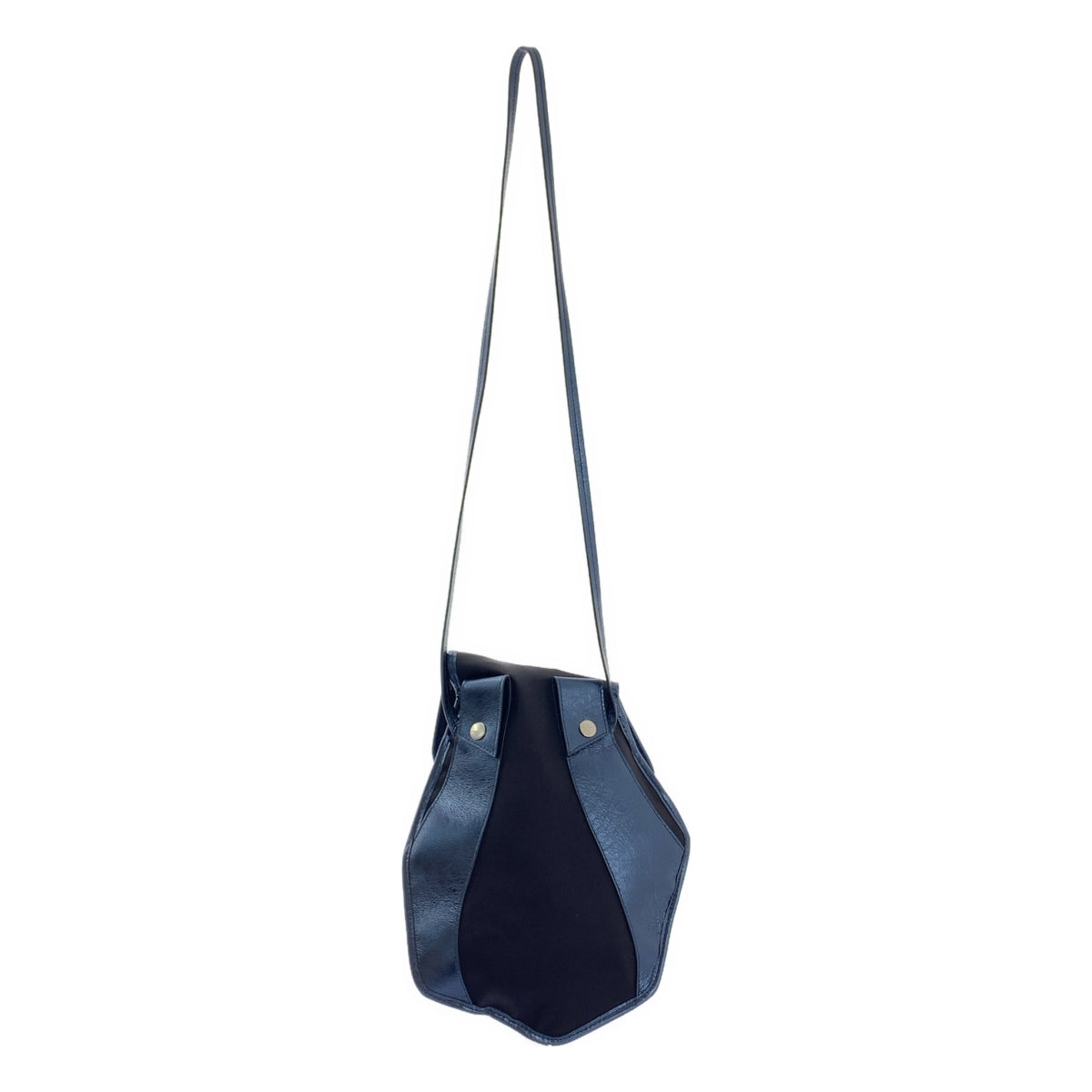 【신품】 Kiko Kostadinov / 키코 코스타 디노프 | 2025SS | SOLVA POUCH 나일론 태프터 가죽 파이핑 비대칭 숄더백 | OS |