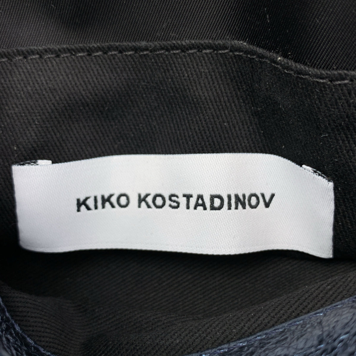 Kiko Kostadinov / 키코 코스타디노프 | 2025SS | SOLVA POUCH 나일론 태프터 가죽 파이핑 비대칭 숄더백 | OS | 남성
