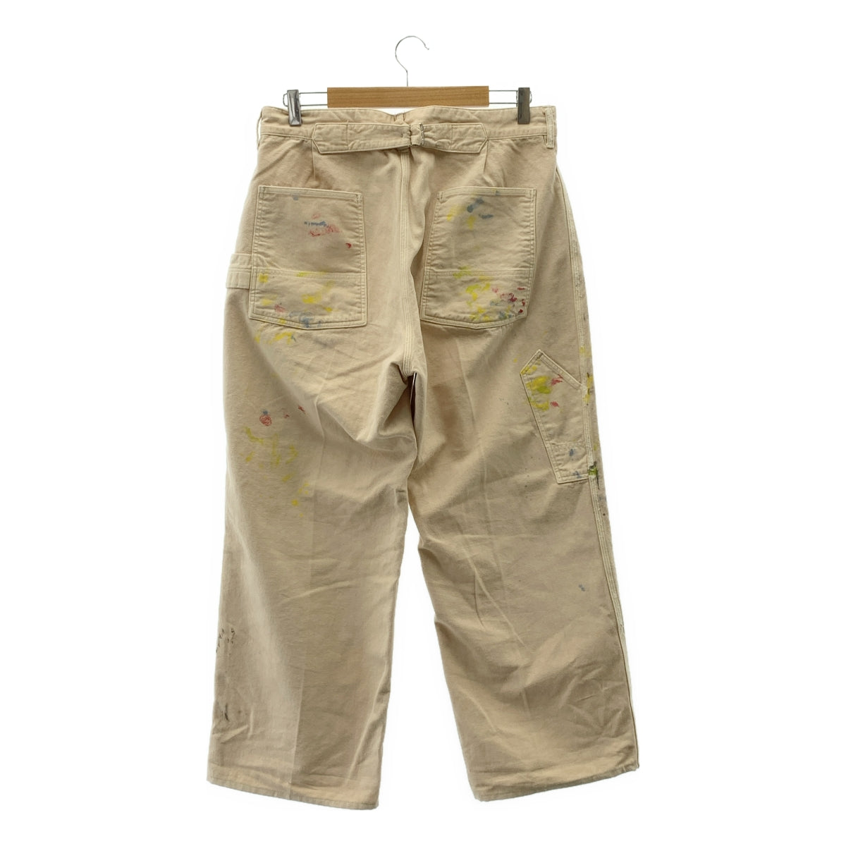 OLD JOE BRAND / 올드 조 | DOUBLE CLOTH SNUGGER TROUSER PATINA &amp; PAINT 페인트 스너거 팬츠 | 34 | 남성