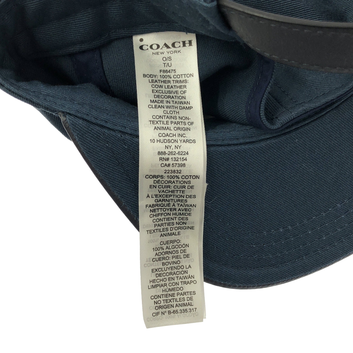 COACH | Logo貼片皮革換帽 |