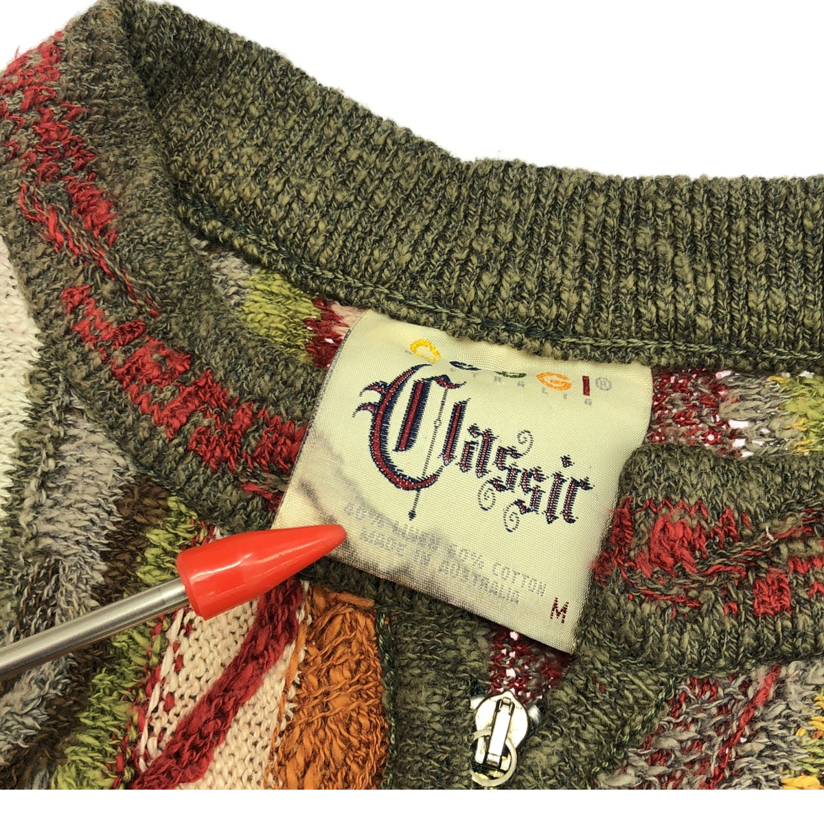 COOGI / クージー | 90s 総柄 プルオーバー ニット | M | マルチカラー