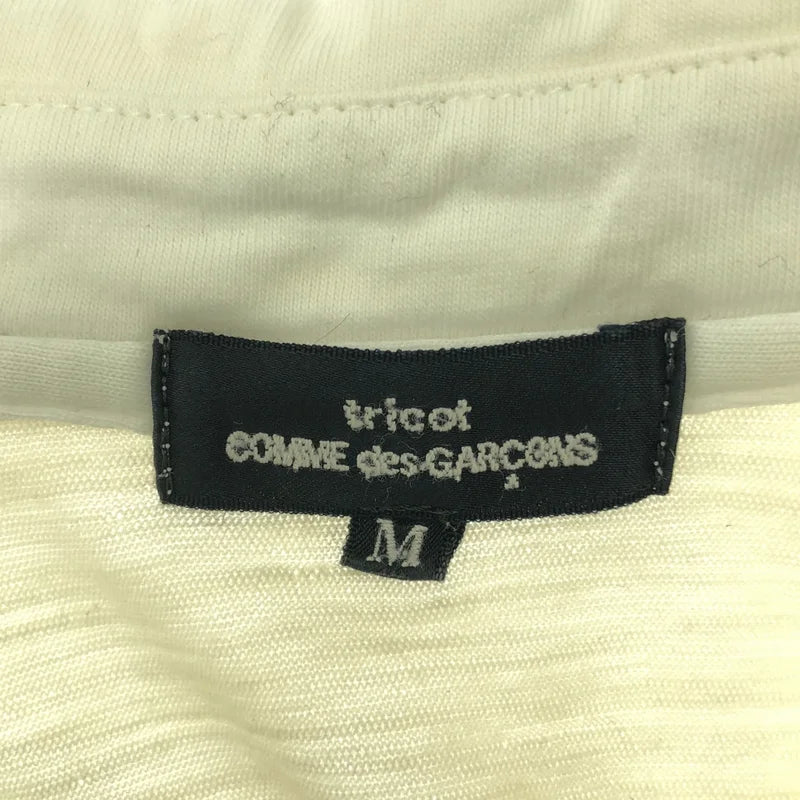 tricot COMME des GARCONS / トリココムデギャルソン | 丸襟 エンブロイダリー シャツ ブラウス | M | レディース