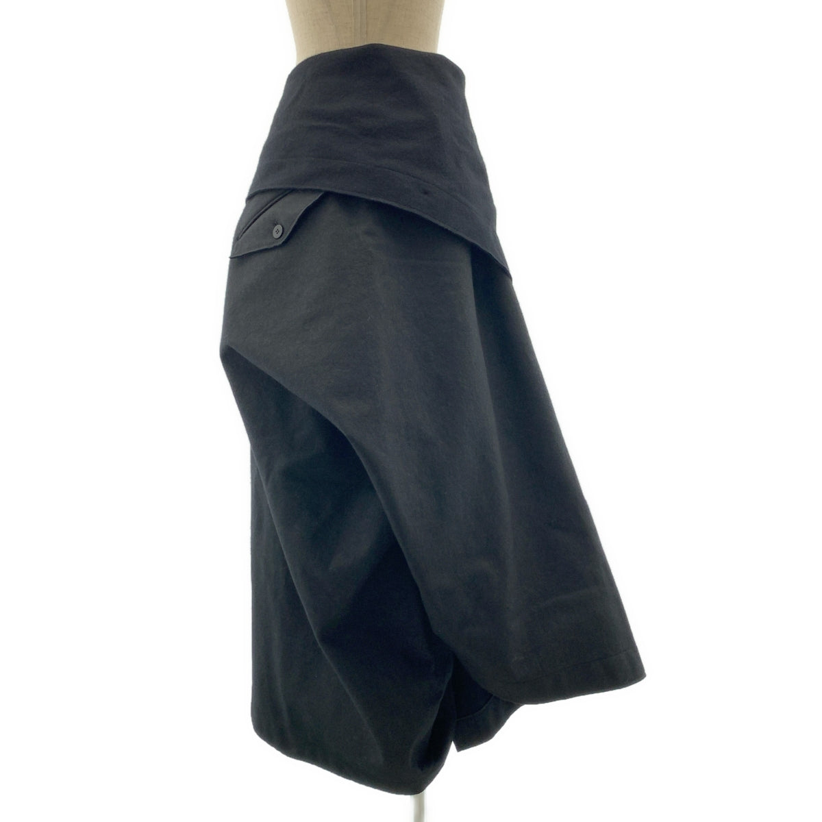 ISSEY MIYAKE / 이세이 미야케 | 2025AW | LEFT UNDONE 2way 울 변형 팬츠 | 2 |