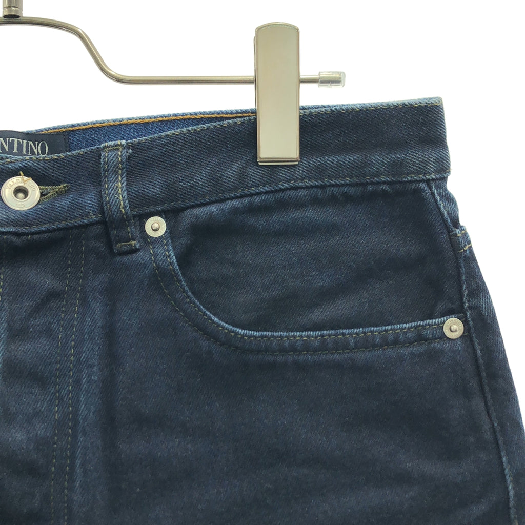 VALENTINO / 발렌티노 | V 로고 프린트 데님 팬츠 | 32 | 남성