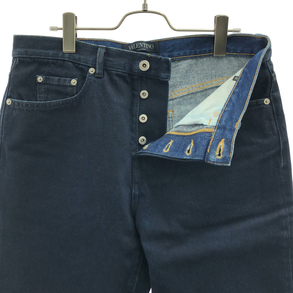 VALENTINO / 발렌티노 | V 로고 프린트 데님 팬츠 | 32 | 남성