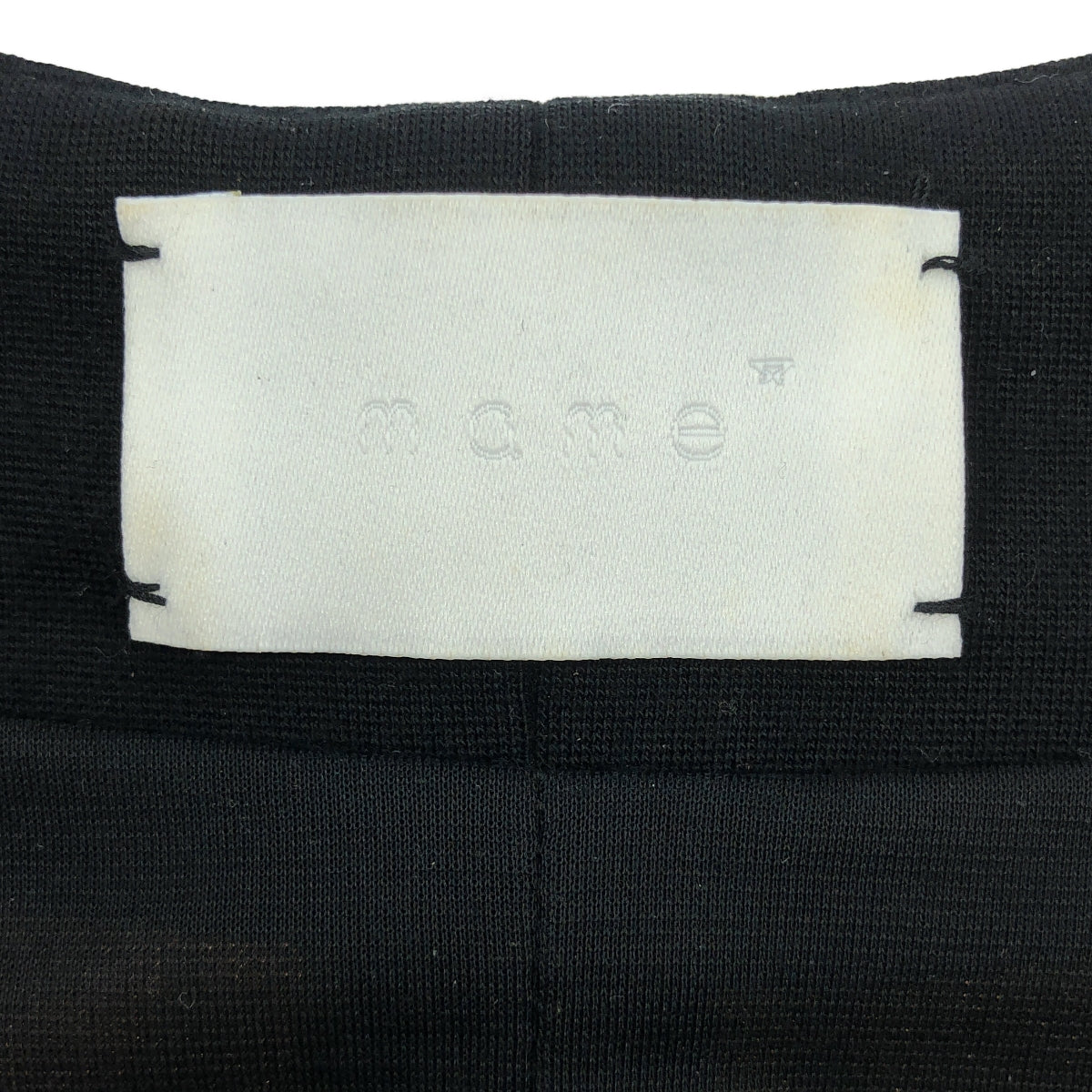 Mame Kurogouchi / マメクロゴウチ | Iライン ジャージー ワンピース | 1 | ベージュ/ブラック | レディース