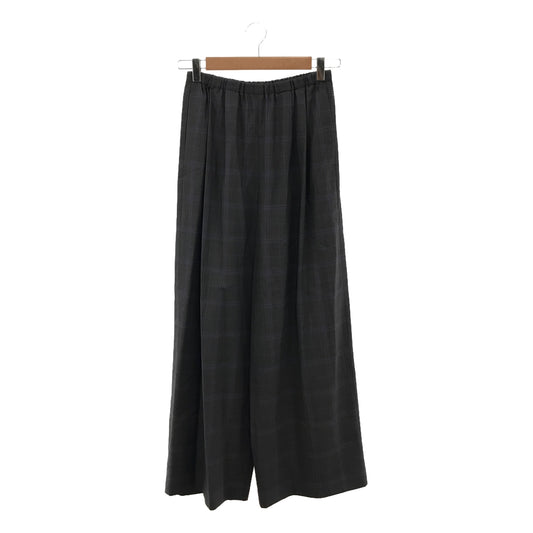 ENFOLD | Glen check wide pants | 36 | Women's