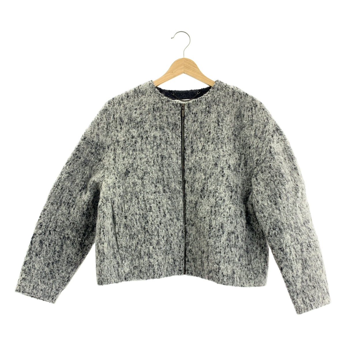 ADORE | 雙色羊毛無領外套 | 36碼 | 女款