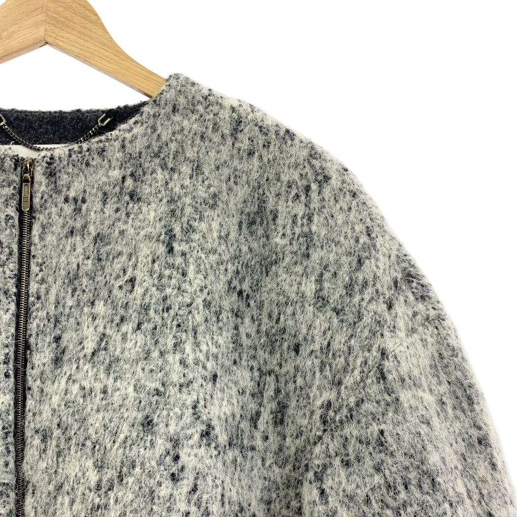 ADORE / 아도어 | 울 바이 컬러 노 컬러 재킷 | 36 | 여성