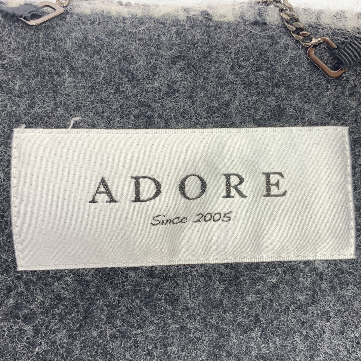 ADORE / 아도어 | 울 바이 컬러 노 컬러 재킷 | 36 | 여성