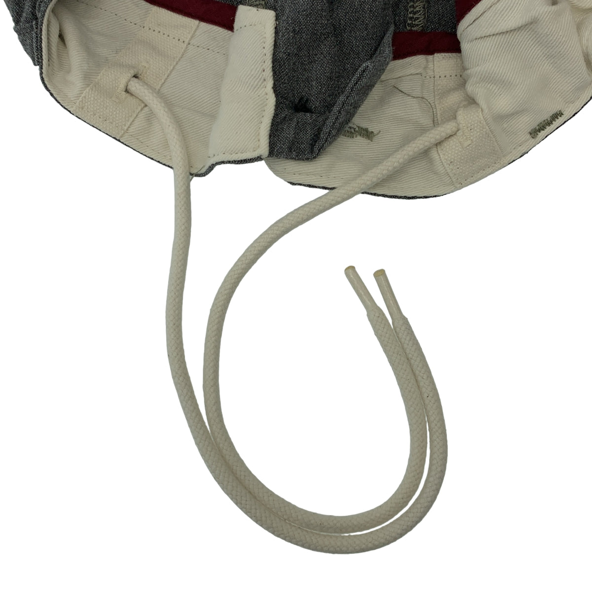 FOB FACTORY / エフオービーファクトリー | サイドウエストゴム ドローストリング スラックス パンツ | LL | メンズ