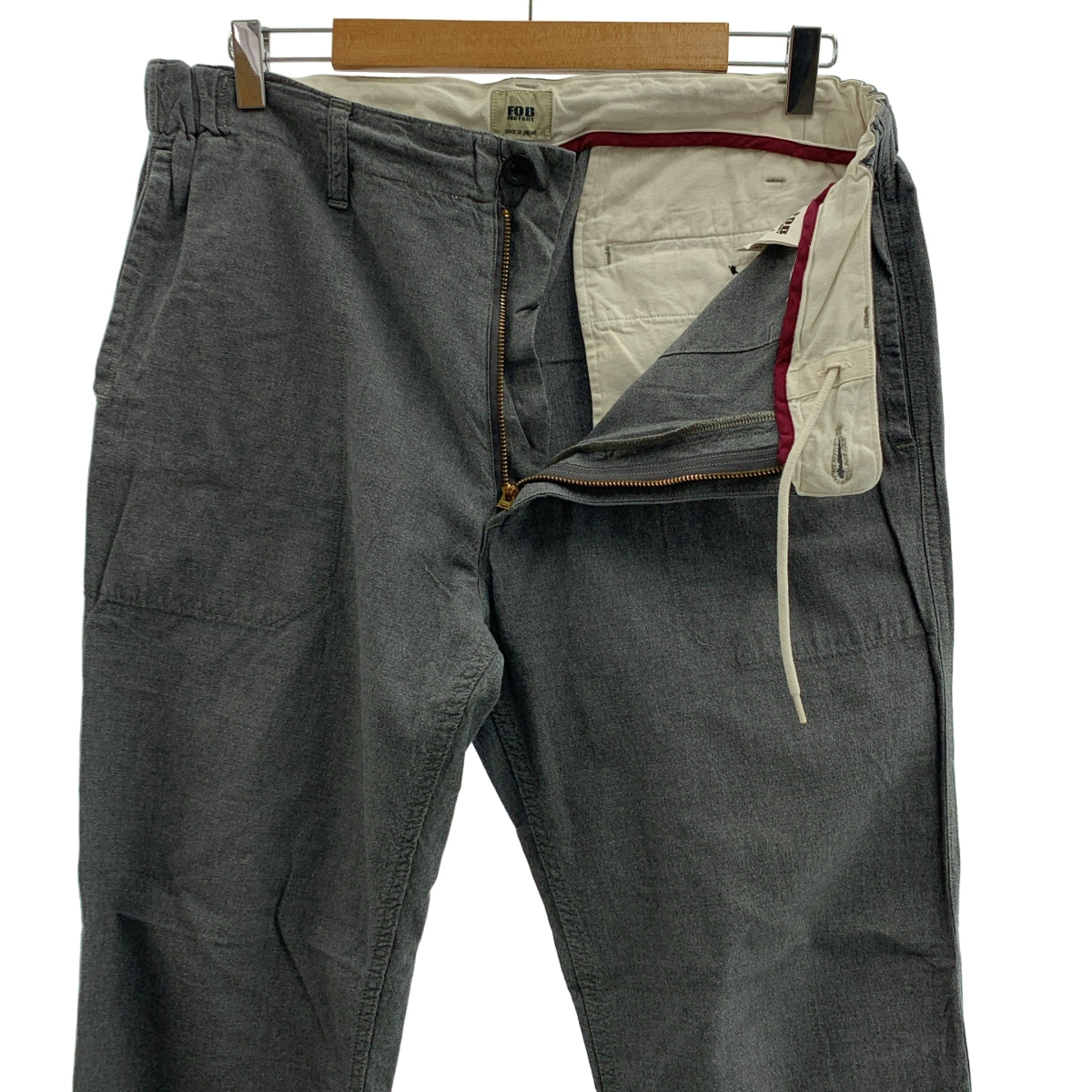 FOB FACTORY | 側邊鬆緊腰抽繩休閒褲 | LL碼 | 男款