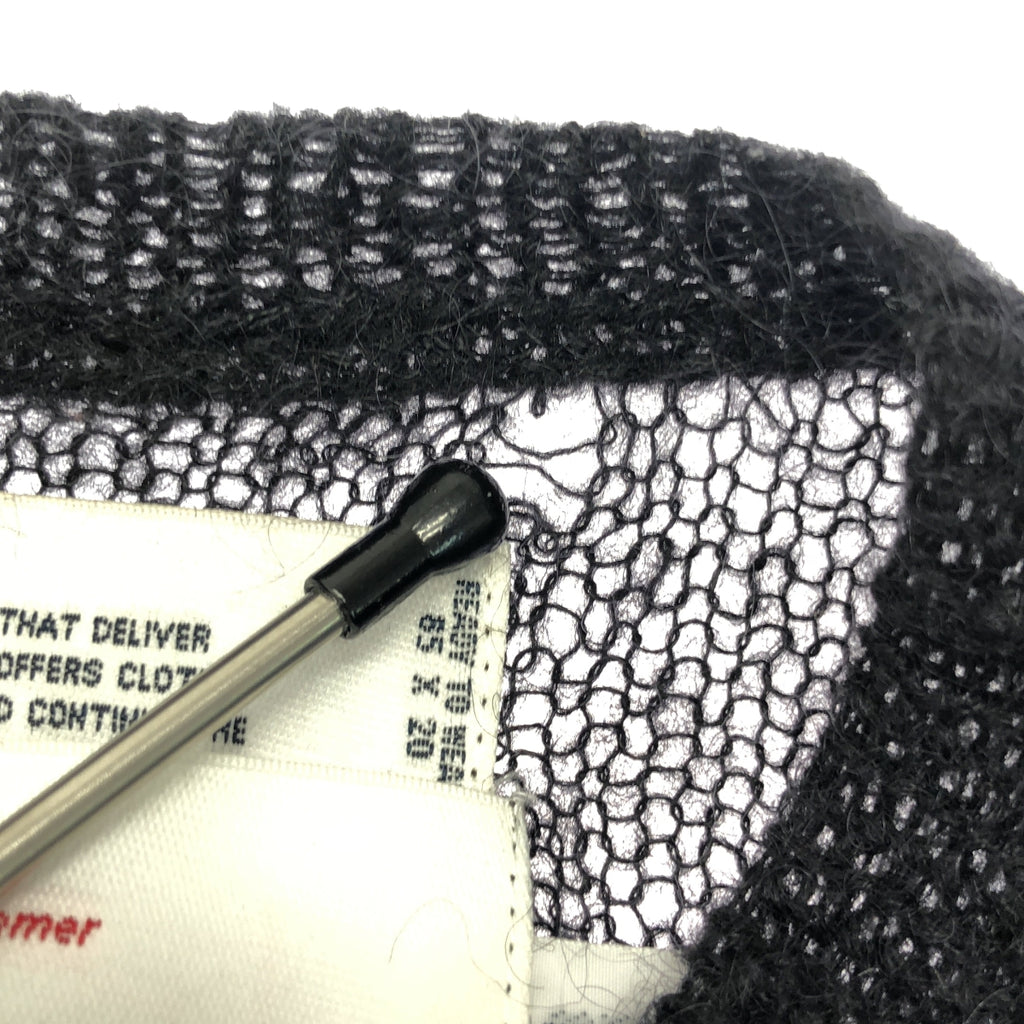 DAIRIKU / ダイリク | 2025SS | Skul Mohair Short Zip Up Cardigan スカル柄 モヘア ショート ジップアップ ニットカーディガン | F | メンズ