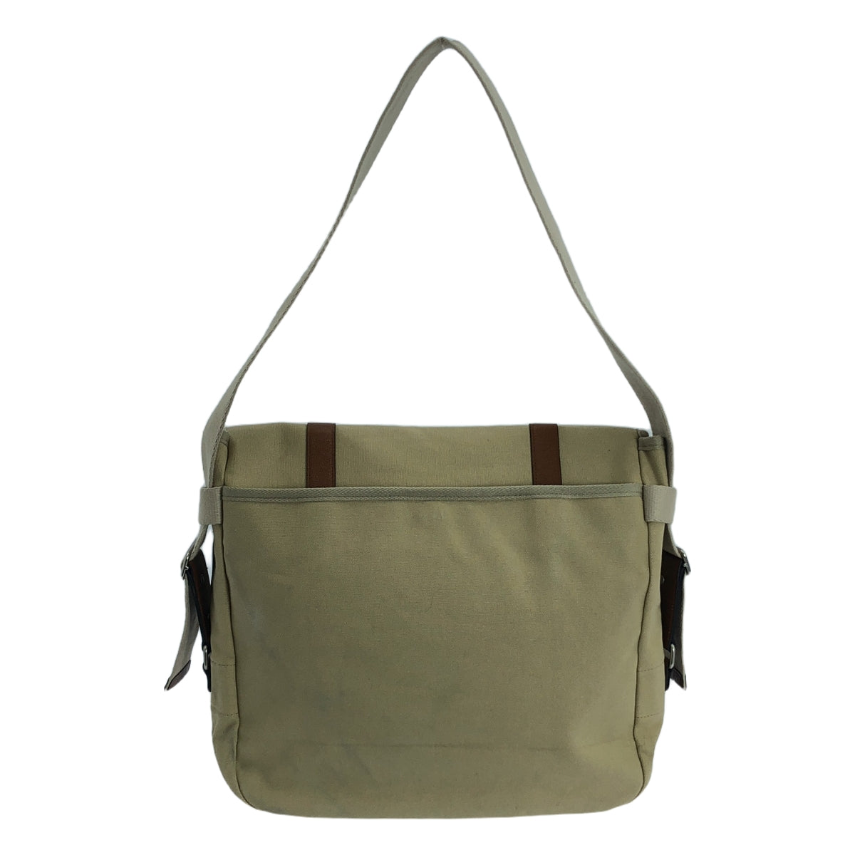 [狀況良好] TOUT Y EST / Toutie | SAC BOUT 帆布郵差包 |米色 |女性的