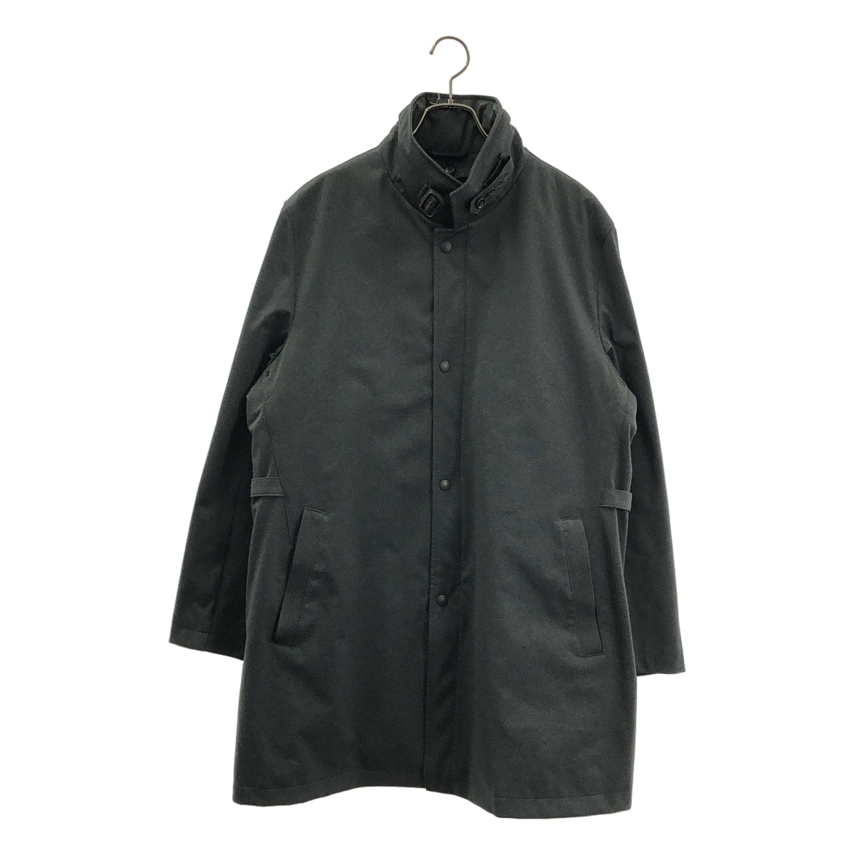 REGAL | 帶下巴繫帶拉鍊單排扣大衣，配有可拆卸內襯 | M碼 | 男士