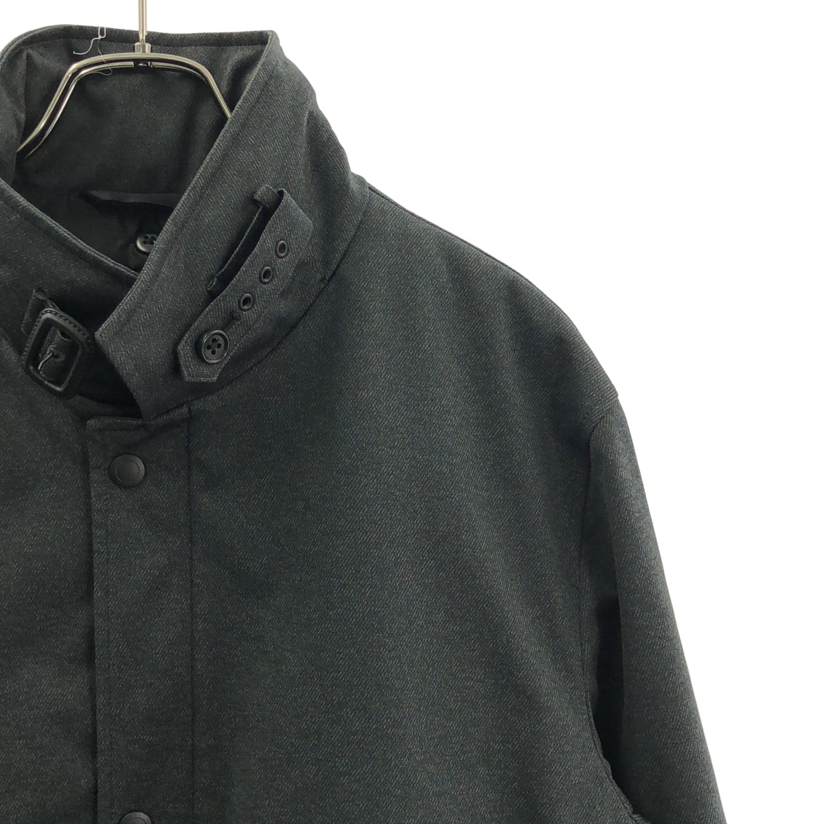 REGAL | 帶下巴繫帶拉鍊單排扣大衣，配有可拆卸內襯 | M碼 | 男士