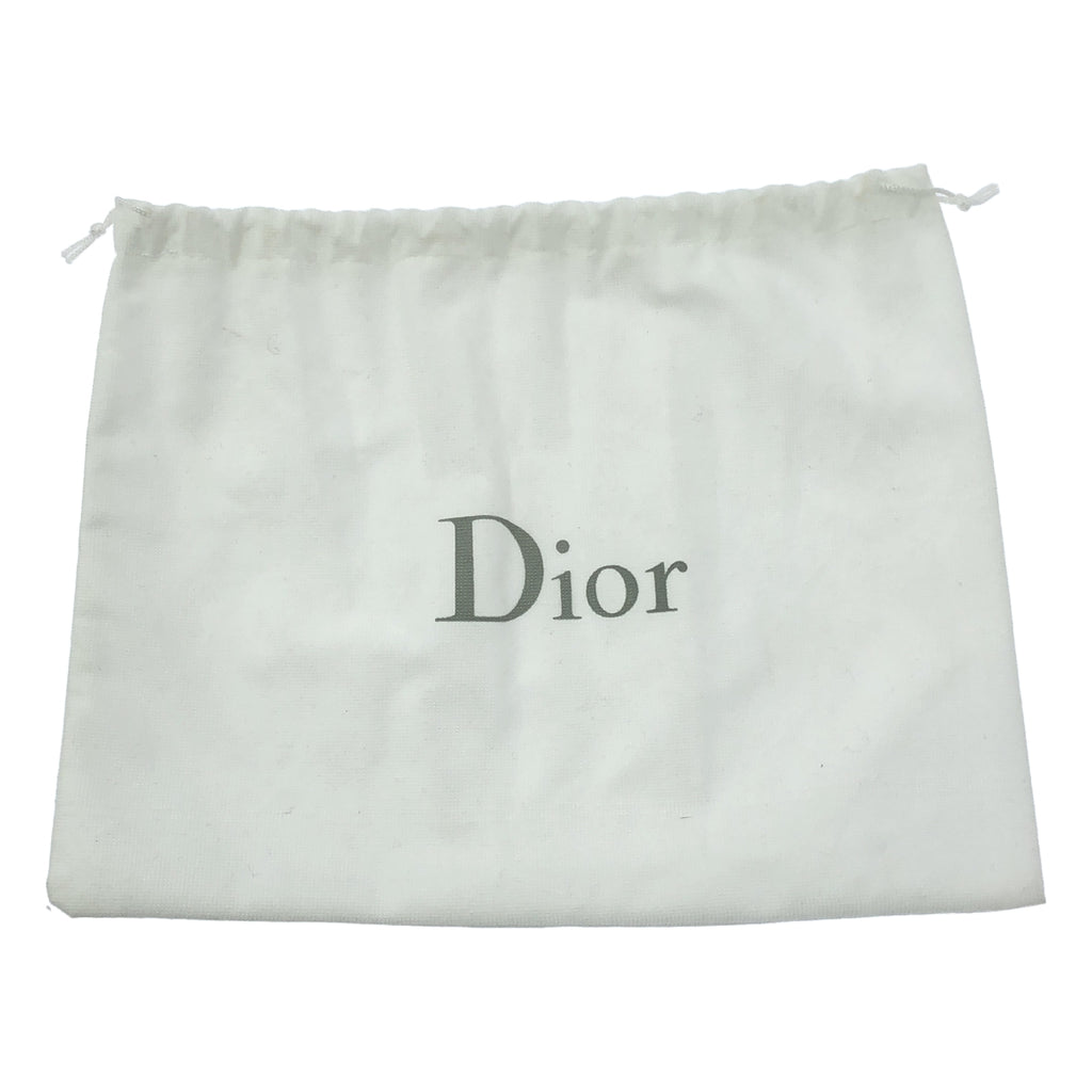 Christian Dior / クリスチャンディオール | CDロゴ パテントレザー ベルト | T36 | ブラック | レディース