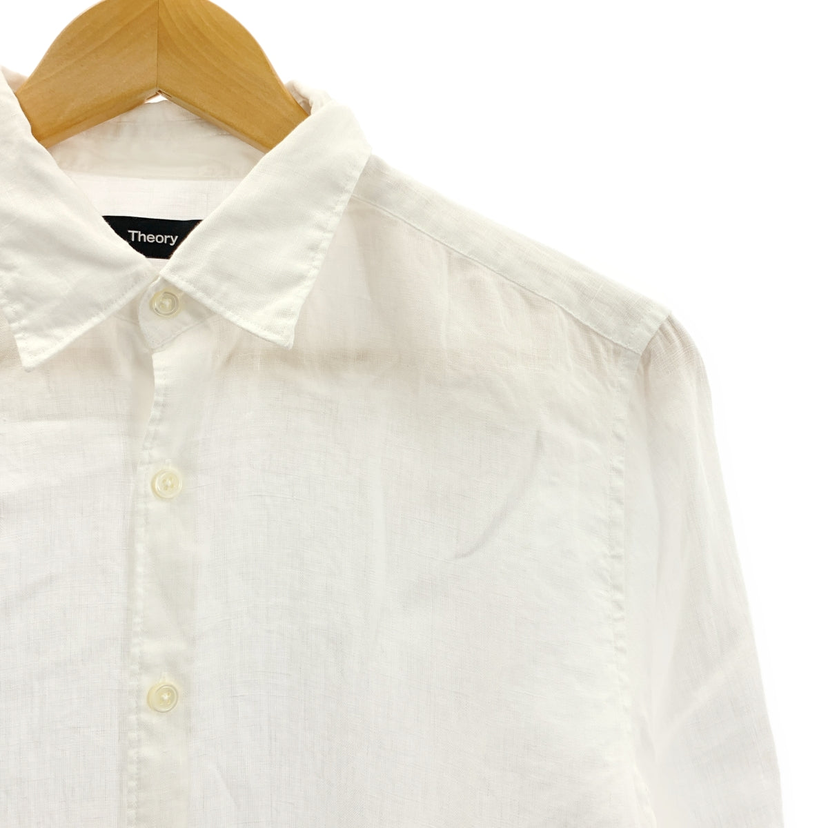 理論 | 亞麻基本款襯衫 | XS | 女款