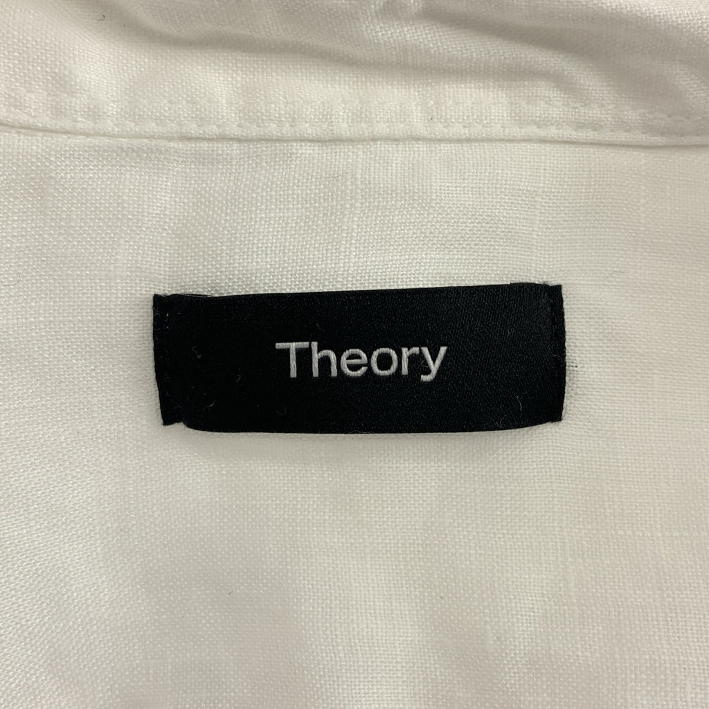 理論 | 亞麻基本款襯衫 | XS | 女款