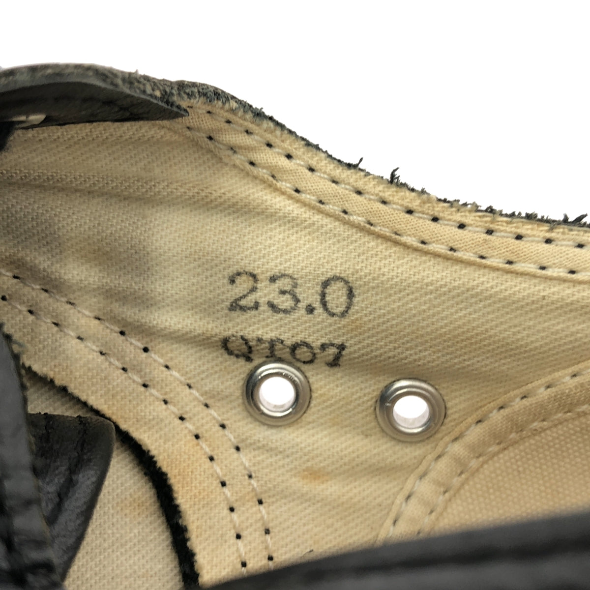 COMME des GARÇONS 睡袍 |繫帶皮革運動鞋 |尺寸 23 |黑色|女性的