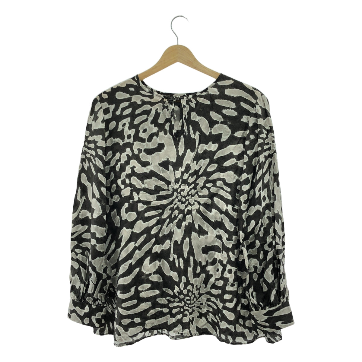 theory luxe / 세오리뤼쿠스 | WASHED FLOWER PRINT NELLI 블라우스 | 38 | 차콜 | 여성