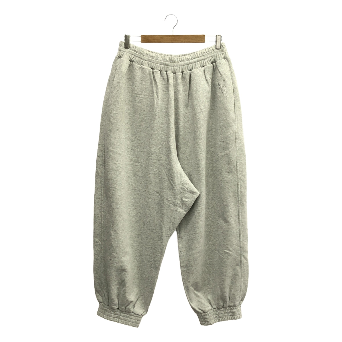 [Good Condition] HED MAYNER | 2024AW | × Reebok SWEAT JOGGER / Distressed Drawstring Sweat Wide Pants | XS | Grey | Men's