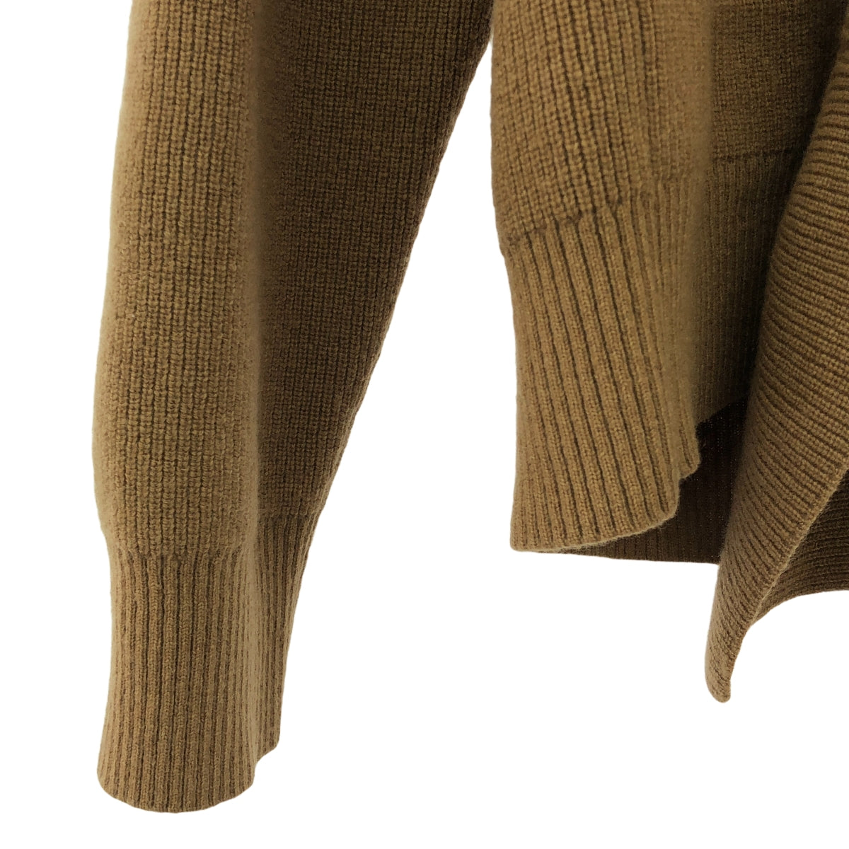sacai / サカイ | 2023AW | Chiffon Mix Wool Knit Cardigan ウール カーディガン | 2 | ブラウン | レディース
