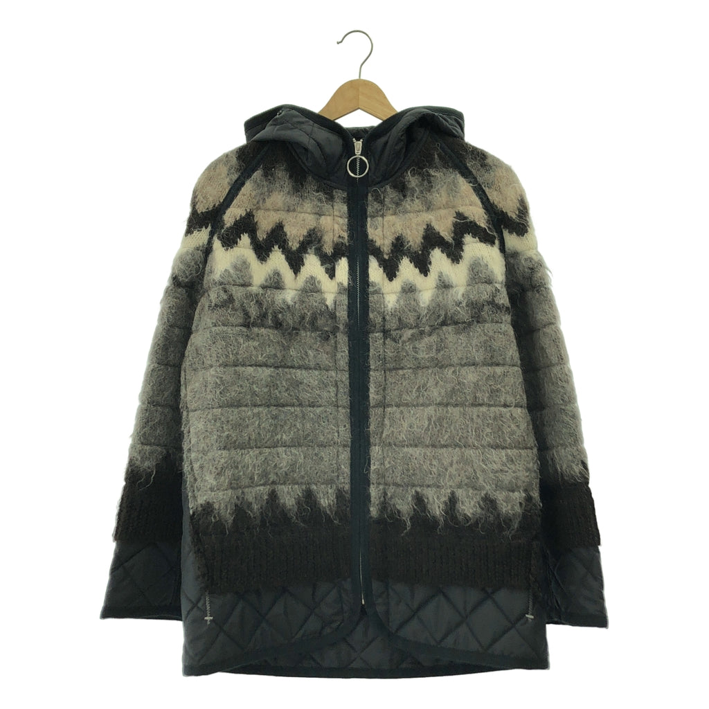 JUNYA WATANABE COMME des GARCONS MAN / ジュンヤワタナベコムデギャルソンマン | 2021AW | ノルディック ジャガード フード ブルゾン ジャケット | S | メンズ