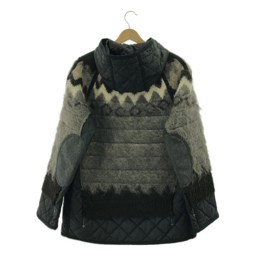 JUNYA WATANABE COMME des GARCONS MAN / ジュンヤワタナベコムデギャルソンマン | 2021AW | ノルディック ジャガード フード ブルゾン ジャケット | S | メンズ