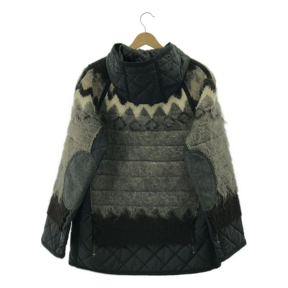 JUNYA WATANABE COMME des GARCONS MAN / ジュンヤワタナベコムデギャルソンマン | 2021AW | ノルディック ジャガード フード ブルゾン ジャケット | S | メンズ