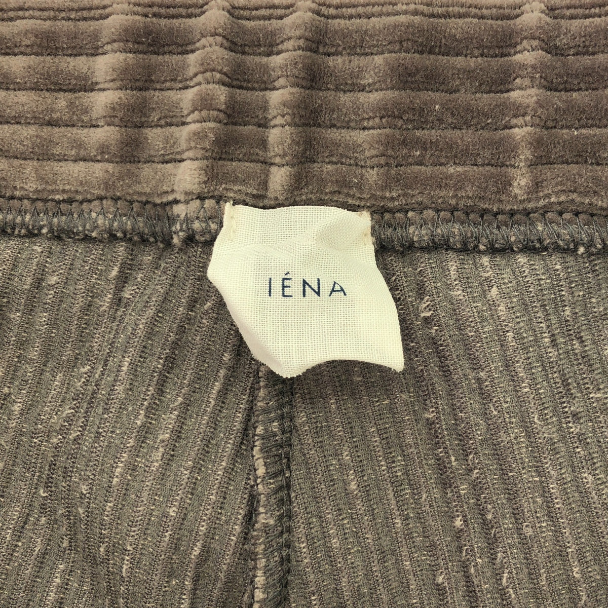 IENA / 예나 | 코듀로이 저지 팬츠 | 38 | 회색 | 여성