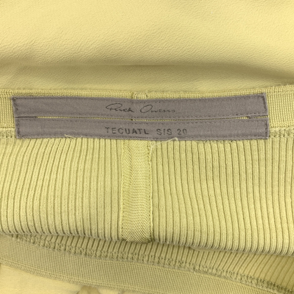 Rick Owens / リックオウエンス | 2020SS | リブ アシンメトリー ロングスカート | 38 | レディース