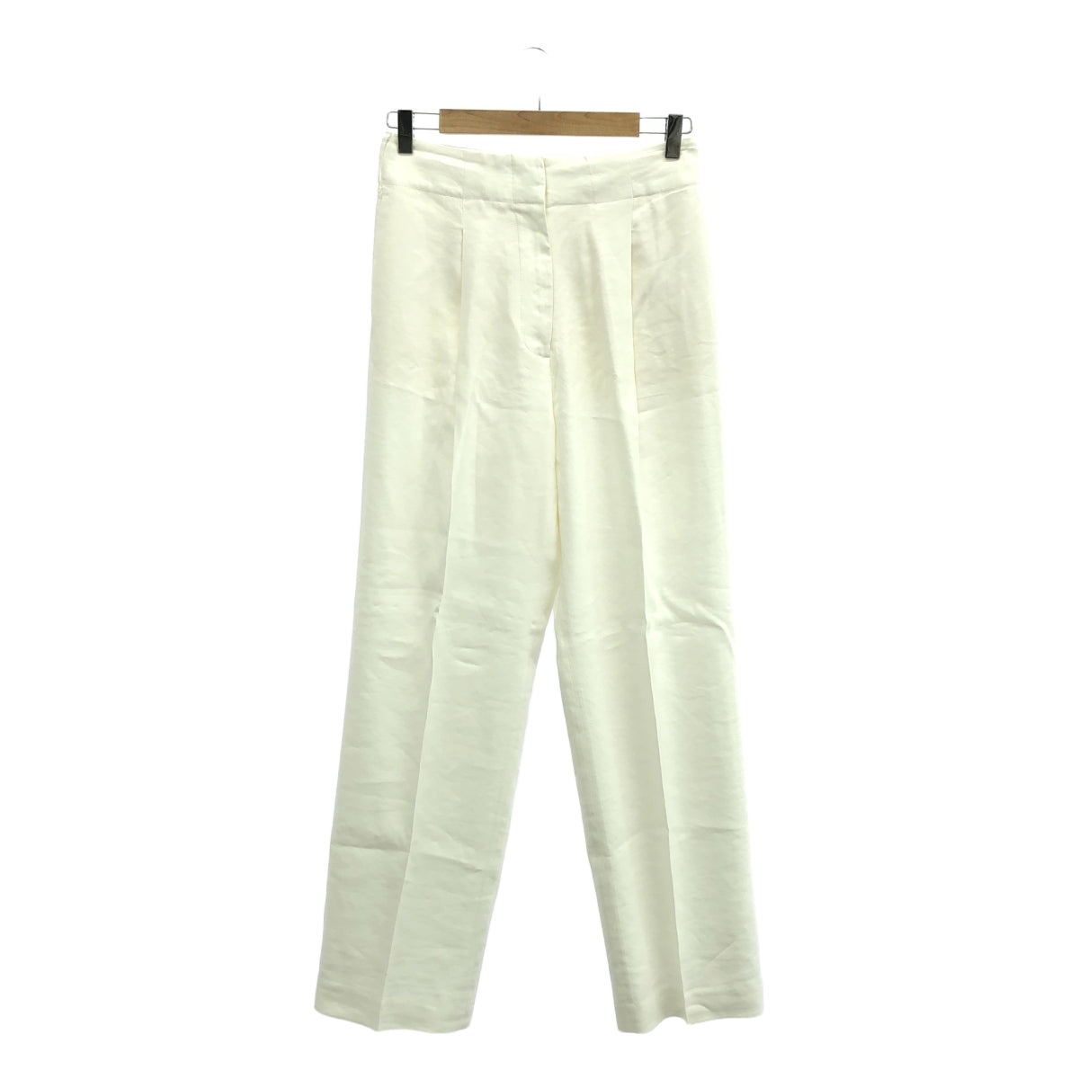 第三雜誌 / 第三雜誌 |亞麻混紡錐形褲 |尺寸 3 |白色 |女性的